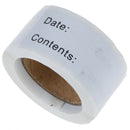 125pcs Food Storage Labels Refrigerator Freezer Labels Adhesive La 3C
