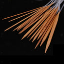 93pcs Bamboo Straight Circular Knitting Needle Crochet Hook Weave Set 2-10mm