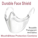 Reusable Clear Face Msaks, Durable Combine Plastic Face Schild, Easy to Clean