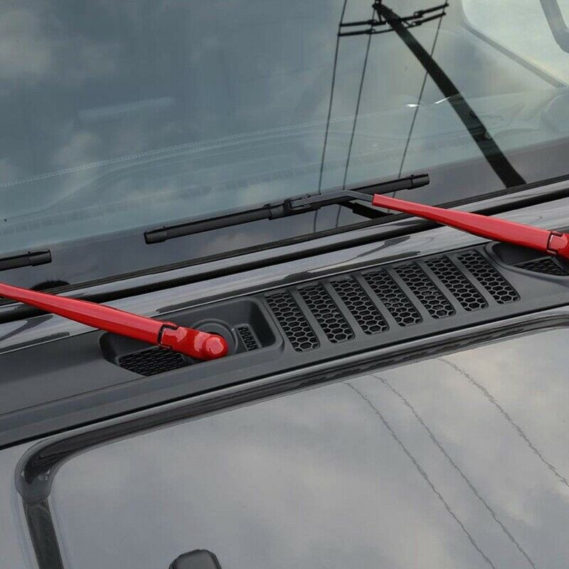 Front Window Windshield Wiper Blade Decoration Trim Cover for 2018-2019 Jee H9C8