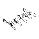 Creative Iron Musical Note Gate Hook Strong Wall Hanger Hook Free Nail (Bla