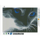 5D Green Eyes Cat Diamond Painting Embroidery DIY Cross Stitch Home Decor