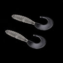 10Pcs Soft Fishing Lure Glow Night Tackle Wobbler Jigging Bait Worm Shrimp Set
