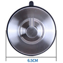 4 Pieces Wall Hook Stainless Steel Suction Cup Hanger Hook Wall Hook Hook T