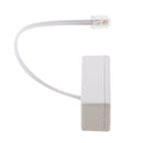 Two Way RJ11 US Telephone Plug to One US Socket Adapter Splitter Phone Line for