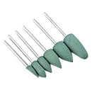 Polishing Tool 6 Pack Pro Nail Drill Bit Nozzle Cutter Nail Rubber Silicone