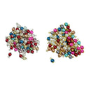 100Pcs Colors Flower Glass Pearls Charm Beads Pendant fit Necklace Bracelet