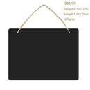 Double Side Chalkboard Blackboard for Home Wall Shop Door Hanging 23x17cm