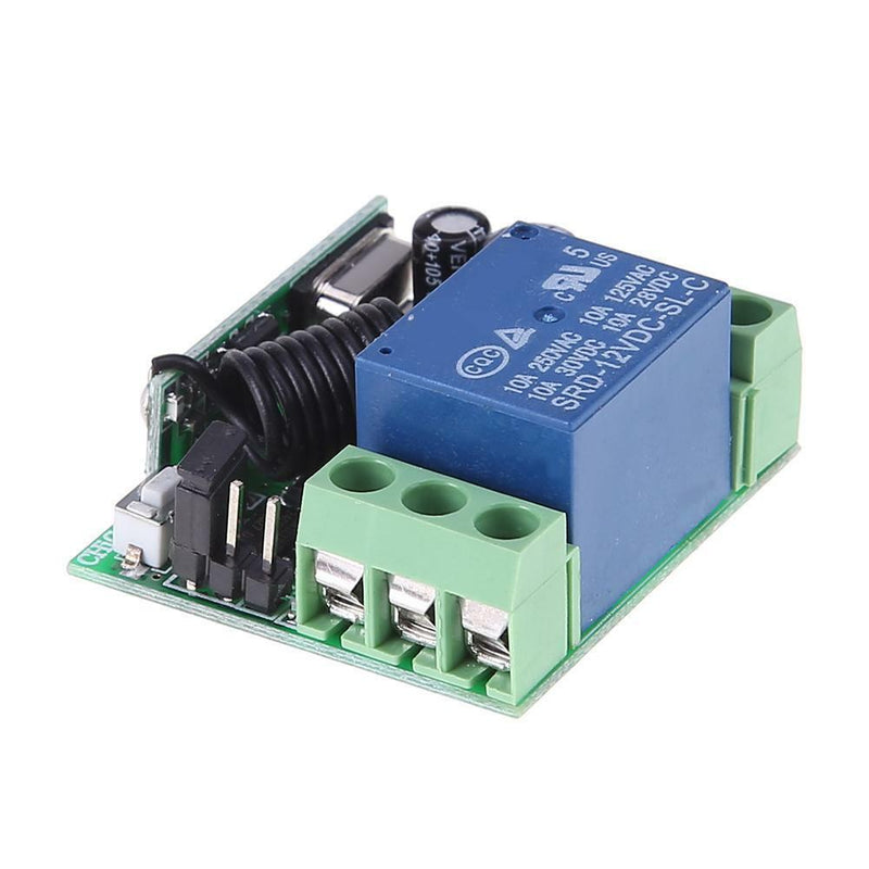 24V 10A 1CH Universal Wireless Remote Control Home Relay Switch Receiver System