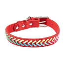 Braided Cool Stylish Braided Soft Padded Pet Collar Fits Small Medium Large