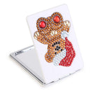 DIY Bear Special Shaped Diamond Painting Mini Makeup Mirror Vanity Mirrors