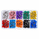 Map Tacks Push Pins Plastic Head with Steel Point, 4mm, 500 Pieces B5F7