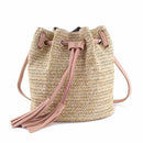 Messenger Bag Ladies Fabric Summer Beach Bags With Tassels Weaving Crossbod