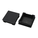 2 Pcs 70mm x 70mm Plastic Square Caps Tube Pipe Inserts End Blanking S2C7