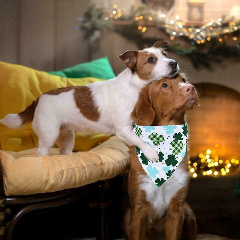 4Pcs Pet Bib Cute Small Large Pet Cat Dog Bandana Collars Triangle Bibs Bandana