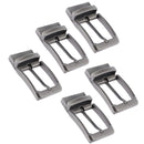5x Mens Metal Reversible Belt Buckle Replacement Retro Pin Buckle Rectangle