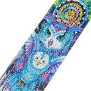 DIY Owl Special Shaped Diamond Painting Leather Bookmark Tassel Book Marks