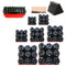 2 Packs of 18 Pieces Steel Metal Number Stamping Punch Tool Stamps Kit - 3mm &