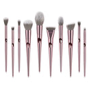 10pcs Eyeshadow Foundation Powder Blusher Makeup Brushes Set Cosmetic Tool