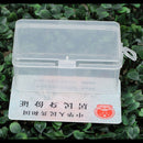 Plastic Transparent Storage Box Collection Container Case Part Box With Hook  Kw