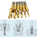 6*1/4'' Hex HSS High Speed Steel Thread Spiral Screw M3 M4 M5 M6 M8 M10 Me VGQ