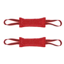 2 Pcs Dog Puppy Training Bite Tug Toys With Handle for Small Dog Tug, Linen