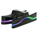 Dual USB Controller Fast Charging Dock Station Stand Holder with Built-in LED