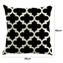 Geometric Printed Pillowcases Sofa Car Bedroom Linen Throw Pillow Cover (D)