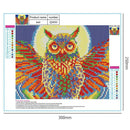 5D DIY Full Drill Diamond Painting Colorful Bird Cross Stitch Embroidery