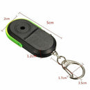 4X(Wireless Anti-Lost Alarm Key Finder Locator Keychain Whistle Sound Led LP6P4)