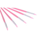 5pcs Silicone Nail Art Brush Professional DIY Carving Painting Drawing Pen