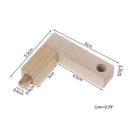 Wooden Detachable LED Lunar Night Light Table Lamp Holder Practical Stand Base o