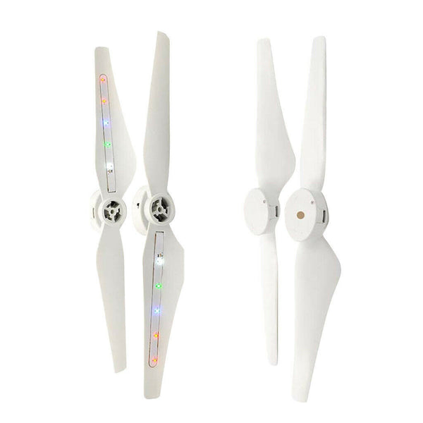 LED Light Propellers Props Recharging Self Lock For DJI Phantom 3/4 Drones
