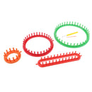 4pcs/Set Plastic Knitting Knitter Looms Set Craft Kit Sock Scarf Hat Maker