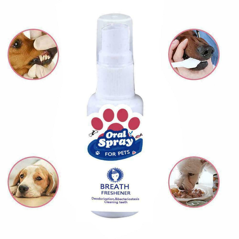 Pet Dog Puppy Breath Freshener Mouth Oral SprayFresh Care New Breathing Den C4W6
