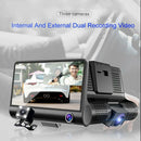 Car DVR 3 Cameras Lens 4.0 Inch Dash Camera Dual Lens with Rearview Camera
