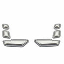 Chrome Door Set Adjustment Button Switch Cover For Mercedes-Benz E-Clas DTA
