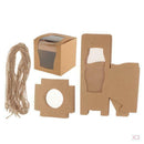 36 Packs 3.5 X 3.5 X 3.5 '' Kraft Bakery Box with Gift Boxes in
