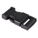 5 pcs Box Trailer Buckle Black Plastic 2.5mm Turnable Carabiner Hook E9C4