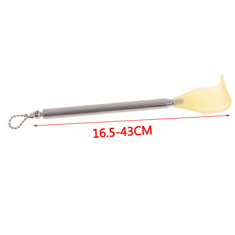 Stainless Steel Portable Telescopic Pen ClipTelescopic Back Scratcher Itch ToTO