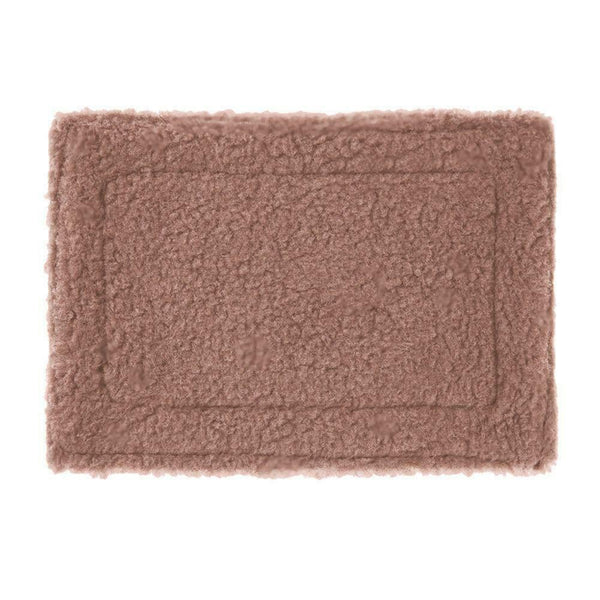 Plush Pet Hamster Cushion Mat Squirrel Blanket Guinea Pig Bed(Light Brown)