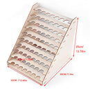 Wooden Organizer Tattoo Paint Bottles Display Rack Brushes Holder Stand