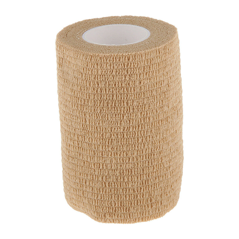 2pcs Self Adhesive Elastic Bandage Tape Roll First Aid Treatment Gauze Wrap