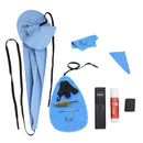 Slade 10-In-1 Saxophone Cleaning Care Kit Belt Cork Grease Thumb Rest Cushi