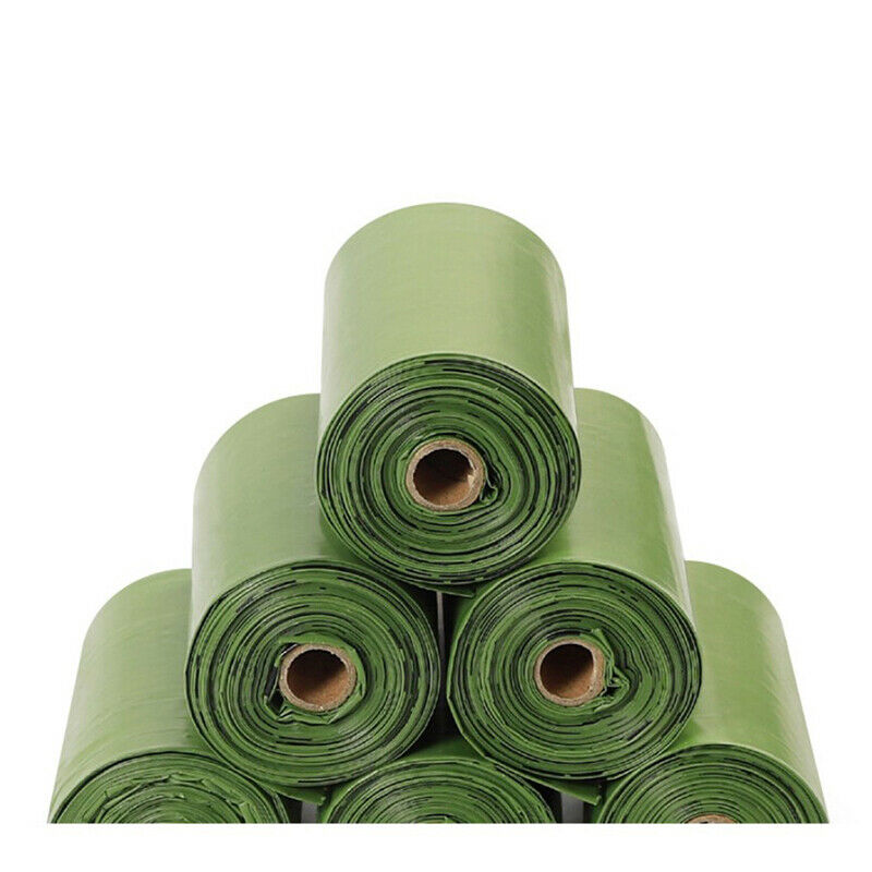 8Rolls/120Pcs Degradable Pet Waste Poop Trash Bags Dog Cat Cleaning GarbageS Ew