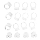 100pcs Disposable Adhesive Tattooing Ink Cups Pigment Holder Ring Large