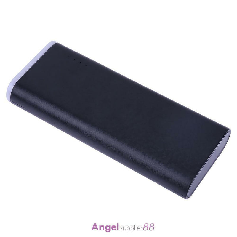 Mini Plastic 5 X 18650 Batteries Power Supply Power Bank DIY Box(Black)