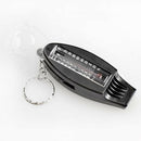 4 In 1 Thermometer Compass Magnifier Camping Whistle Outdoor Survival Helpi