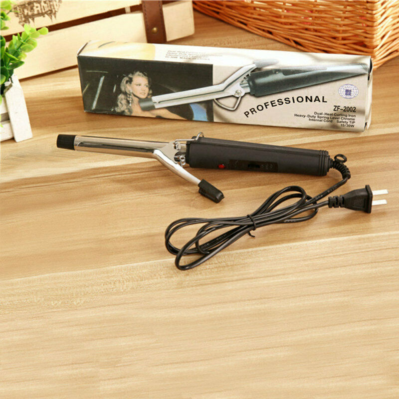 Women Stainless Steel Hair Curler Iron Curling Manual Electric Wave Curl CPM