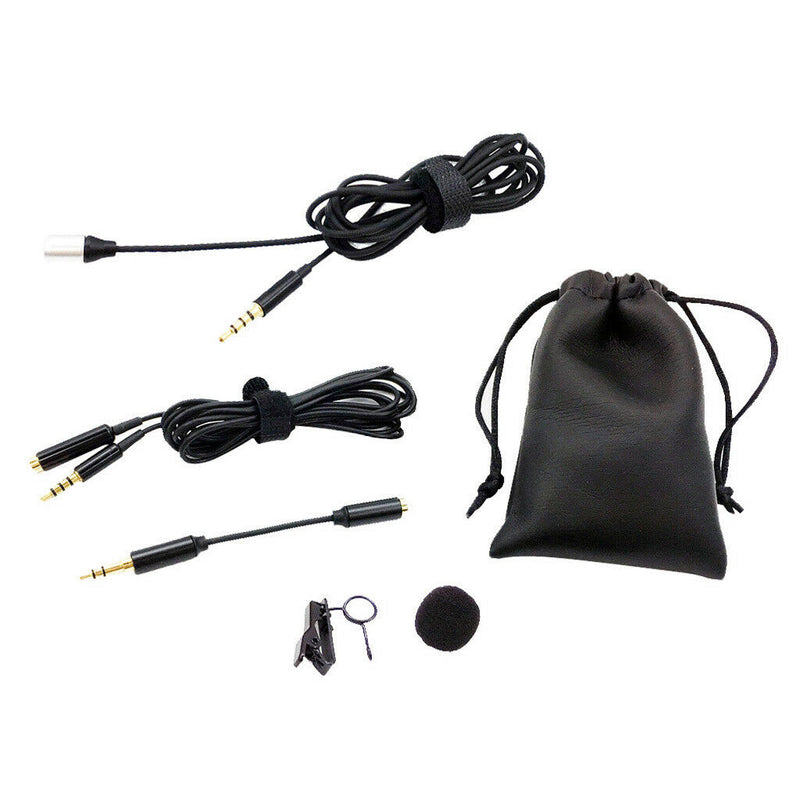 Portable Mini Lapel Lavalier Clip-On Microphone for Speech Lecture Class
